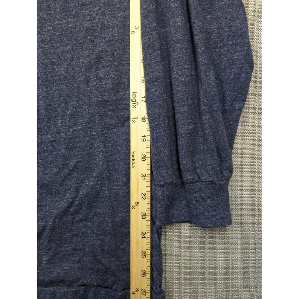 Polo Ralph Lauren Shirt Mens Big 3X Blue Long Sleeve V-Neck Pony Logo Tagless - Picture 9 of 10